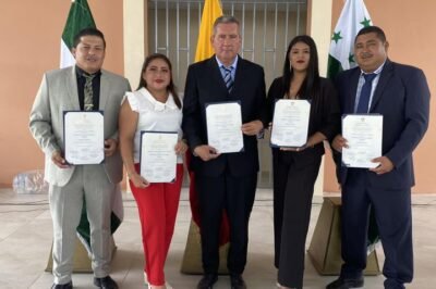 Zapotal dio la bienvenida a las nuevas autoridades del Gad Zapotal