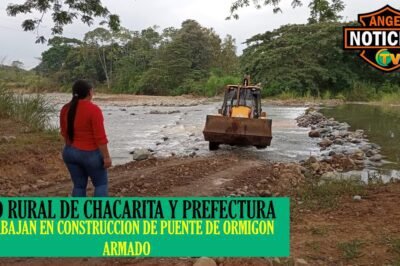 Nuevo puente sobre el rio Oncebí en Chacarita