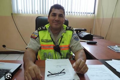 Valencia fue jefe de Policía distrito Quevedo - Mocache.