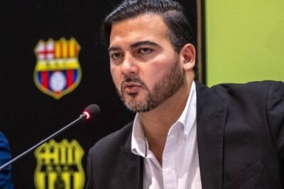 El socio Antonio Álvarez alabó a Barcelona SC en su partido por Copa Libertadores.( Redes sociales )
